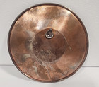 Vintage Etched Copper Wall Plate Floral Art Turkish 5 5  Decorative