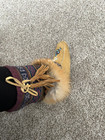 Vintage Native American Alaska Athabaskan Moose caribou Hide Beaded Moccasins W8