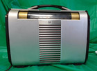Vintage Rca Victor Model 66bx Globetrotter 6 Tube Am Radio Bakelite Aluminum 