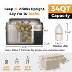 New  Rf30 Pro 12v Refrigerator 34 Quart 12v Car Fridge Portable-3 Year Warranty