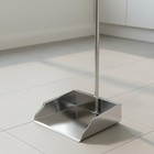 Stainless Steel Dustpan Rust Resistant Metal Sweep Pan Robust Duty For Cleaners
