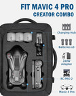 Mavic 4 Pro Case  Expandable Carry On Bag For Dji Mavic 4 Pro  Rc Pro 2  Rc 2  L