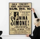 Classic Jazz Club Poster 1960s Vintage Concert Poster Jazz Greats Jazz Wall Art