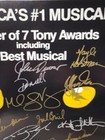 Cats Broadway Musical Final Show Poster Cast Signed Autographed Poster Lobby
