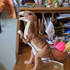 Hansa Portraits Of Nature Dinosaur Plush Stuffed Animal Brown Beige Small 1995