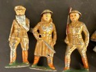 3 Vintage Barclay Manoil Lead Military Toy Soldier Figures Lot Ww1 1930   s 40   s