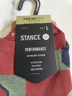 New Stance Designer Mens Usa Striped Sport Active Low Tab Socks Size L 9-13 Mix