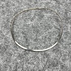 Vintage Mcm Taxco Mexico Sterling Silver 925 Choker Necklace Minimalist