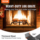 24 Inch Fireplace Log Grate Powder-coated Steel Wood Burning Rack Holder