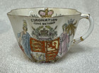 1902 Coronation King Edward Vii Queen Alexandra Foley China Tea Cup Saucer