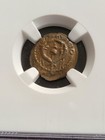 Widow s Mite Coin  Alexander Jannaeus 103   76 Bc Ae Prutah - Xf Grade  Overstruck