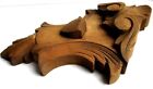 Rare  Old French Pediment 1900  Carved Wood  Acanthus