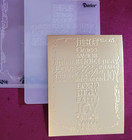 Sizzix   Darice Embossing Folders - Cross  Rough Edge Frame