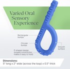 Grabber Xxt Super Tough Sensory Chew Tool For Kids   Adults Royal Blue