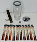 Vintage Art Deco 1930   s Cheeri-o Expert Glass Cocktail Shaker Recipes   Holder
