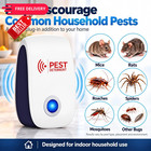 2026 Upgraded Ultrasonic Pest Repeller Plug-in  1 Count  pack Of 10   White