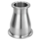 Tri Clamp Reducer 304 Stainless Steel Sanitary Pipe Fittings For 3  Tube 3 To 2