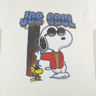 Vintage Peanuts Shirt Mens Large White Snoopy Joe Cool Woodstock Graphic Y2k  