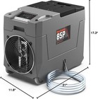Abestorm Hurricane 85p 180 Ppd Commercial Industrial Dehumidifier With Pump Grey