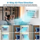       8000 Btu Smart Window Air Conditioner Window Ac Unit With Wifi Remote Control 