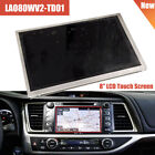8  Lcd Display With Touch Screen Radio For 14-19 Toyota Highlander La080wv2-td01