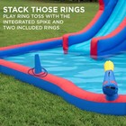 Sunny   Fun 2-in-1 Bounce   Blast Inflatable Water Slide Park Outdoor Climbing