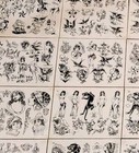 22 Page Vintage Flash Sheet Set Prints  Sold By Zeis Supply Attributed To Jonsey