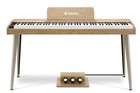 Donner Ddp-60 Digital Piano Keyboard With Stand Pedal Built In 25w Speakers