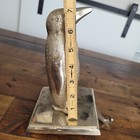 Vintage 7  Brass Penguine 3d Christmas Stocking Hanger Holder Heavy Large Rare