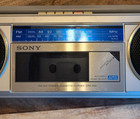 Vintage Sony Cfs-250 Am fm Stereo Boombox Cassette Recorder player - Works Great