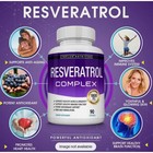 Toplux Resveratrol Complex 1800mg Natural Antioxidant cellular Health