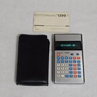 Vintage Unisonic 1299 Slide Rule Scientific Calculator W  Case Manual Japan Read