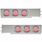Stainless Steel Rear Mud Flap Hanger Bar Clear Led Lights Spring United 61731