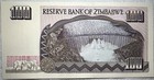 Zimbabwe 100 Dollars Banknote 1995 P-9 Unc Pre Inflation Features The Elephant