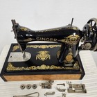 Stunning 1913  Singer Hand Crank Sewing Machine 115 Wings Fully Tested Sews A 