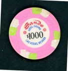 Xrare  1000 00 Sands Hotel Las Vegas  Nevada Casino Chip