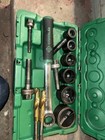 Greenlee 7238sb Slug-buster Knockout Kit With Ratchet Wrench Punch Set 1 2 -2 