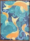 Motawi Tileworks Koi Pond Tile   Framed By Dard Hunter Studios   Ann Arbor Mi