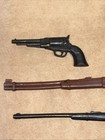 Marx Johnny West Accessories Lot Rifles  Pistol  And Bugle Custer Maddox Vintage
