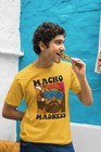 Macho Man Randy Savage Madness Yellow Mens T-shirt