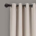 Lush Decor Insulated Grommet Blackout Window Curtain Panels Pair  52  W X 108 