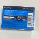 New Lot Of 2 Sony Dvc Digital Video Cassette Dvm60prr Tape 60 Minutes Premium