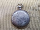  Vintage  Swiss Silver Plated  Pocket Watch 