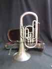 King Hn White Upright Alto Horn Serial 184254 1935 36 - Silver