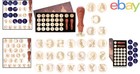Vintage Botanical Wax Seal Stamp Set With 26 Letters And Wooden Handles