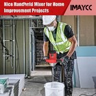 2100w Electric Concrete Mixer 6-speed Handheld Mud Mixer For Grout Paint