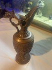 Antique French Cast Iron Pitcher Covered In Bronze