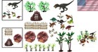 30 Piece Dinosaur Toys Set Realistic Pvc Figures Kids Educational Play Gift