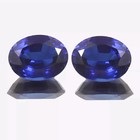 40 Ct Natural Blue Sapphire Ceylon Oval Cut Certified Loose Gemstone Pair