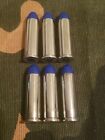 38 Special Snap Caps  Set Of 6  Blue And Nickel  Real 125gr Weight   